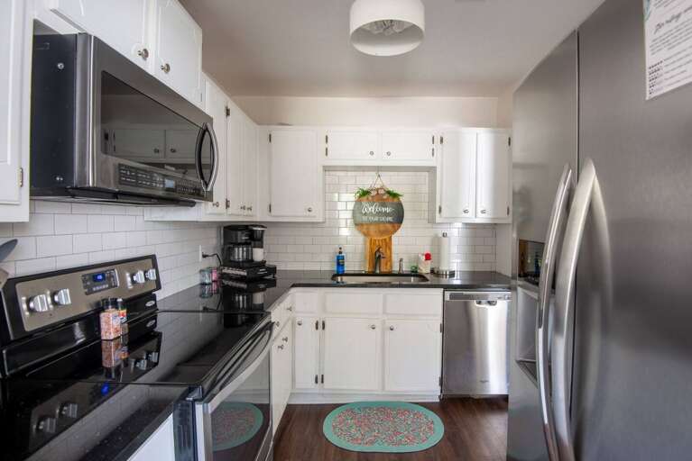 Beautiful kitchen with stainless steal appliances