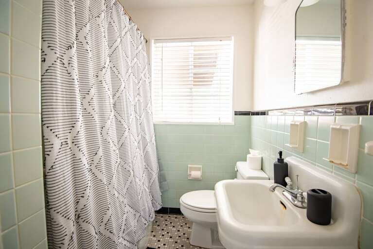 Bright and fresh bathroom