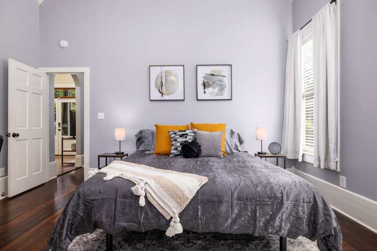 Relax in luxury and comfort in your cozy king suite, where you'll find all the amenities needed for a tranquil and memorable stay.