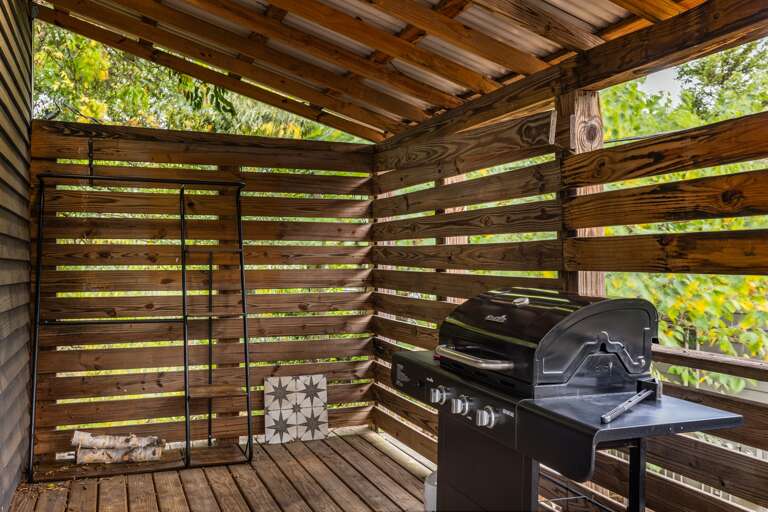 Fire up the grill on our back patio for a delightful outdoor cooking experience. Fire up the grill on our back patio for a delightful outdoor cooking experience.