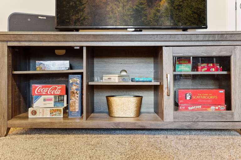 Endless fun and laughter await in our kids' room, filled with an array of board games. 