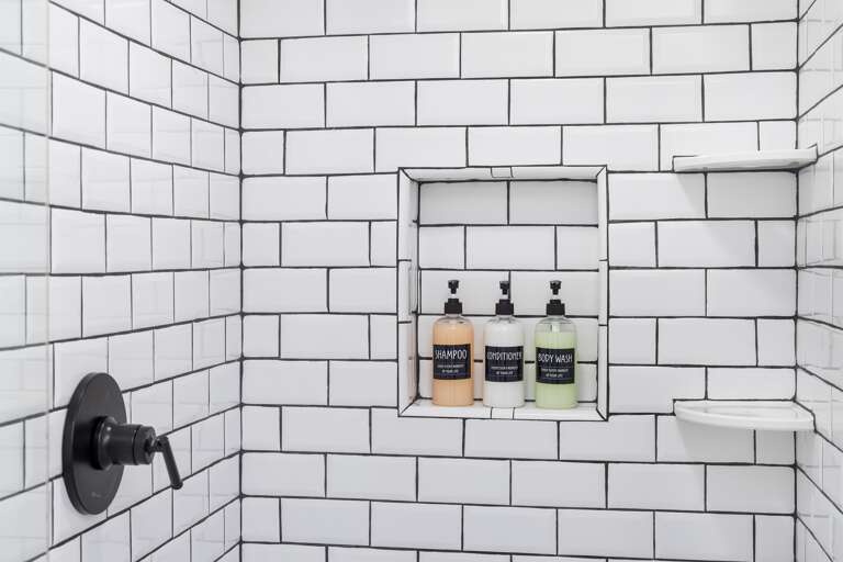 Here at Ledbetter Stays we understand that there is always so much to remember when packing. We always provide shampoo, conditioner, and body wash! There is even a hair dryer!