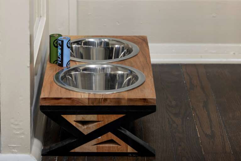 Plan on bringing your furry friend? We even provide dog bowls and waste bags.