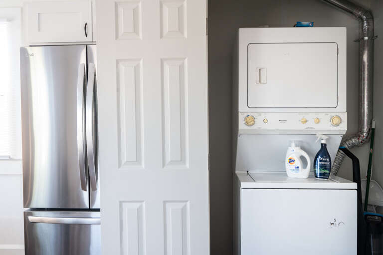 Convenient on-site laundry in the kitchen to keep you fresh and ready.  Convenient on-site laundry in the kitchen to keep you fresh and ready.
