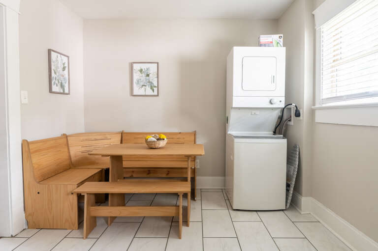 Dine in Style: Gather around the charming dining area, perfect for family meals or intimate dinners. Dine in Style: Gather around the charming dining area, perfect for family meals or intimate dinners.