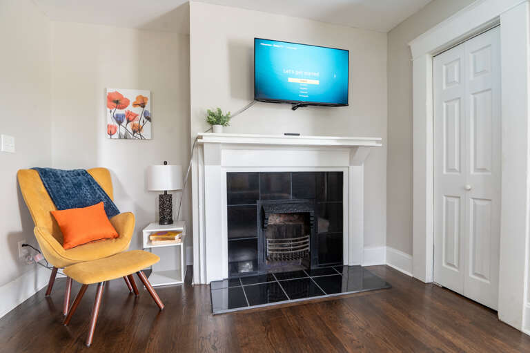 Cozy Corner: All set for curling up with a book. Smart TV: Ready to catch you up on your fav shows. Ample Storage: Spacious closet in the master bedroom ensures your complete convenience. Cozy Corner: All set for curling up with a book. Smart TV: Ready to catch you up on your fav shows. Ample Storage: Spacious closet in the master bedroom ensures your complete convenience.
