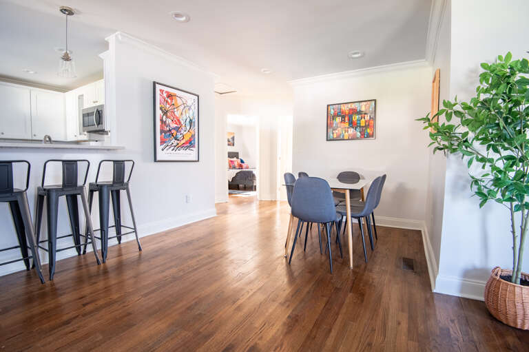 Bright hallway connecting common areas and bedrooms—thoughtful layout with plenty of space.