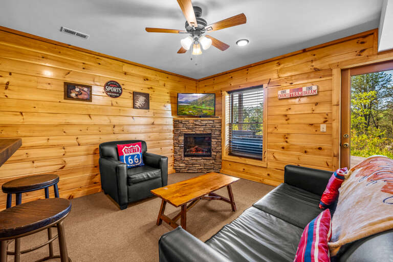 Lower Level Game Area w/Pool Table, Wet Bar and Add'l Living Area