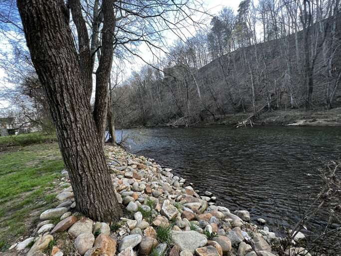 Just steps to the walkways along the Little Pigeon River