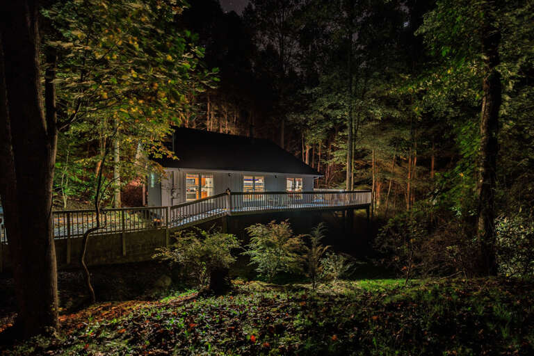 Misty Mountain Hop in the Cobbly Nob Resort - Night View