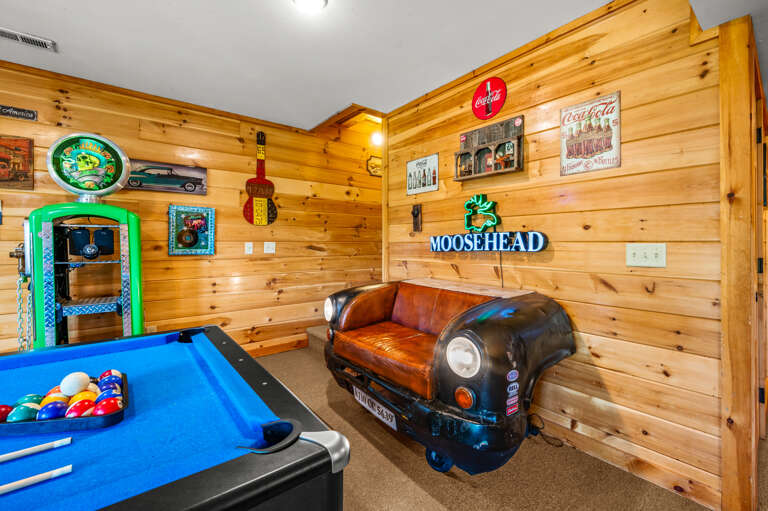 Lower Level Living and Game Area Lower Level Living and Game Area