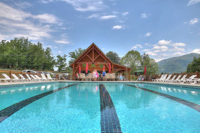 We Offer Our Guests Access to the Pool and Fishing Pond at Honeysuckle Meadows in Wears Valley We Offer Our Guests Access to the Pool and Fishing Pond at Honeysuckle Meadows in Wears Valley