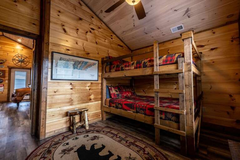 Shelter Me - Upper Level Queen Bunk Room