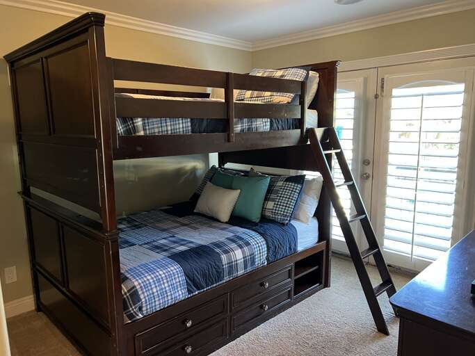 Main Floor Full over Full Bunkbed Room Main Floor Full over Full Bunkbed Room