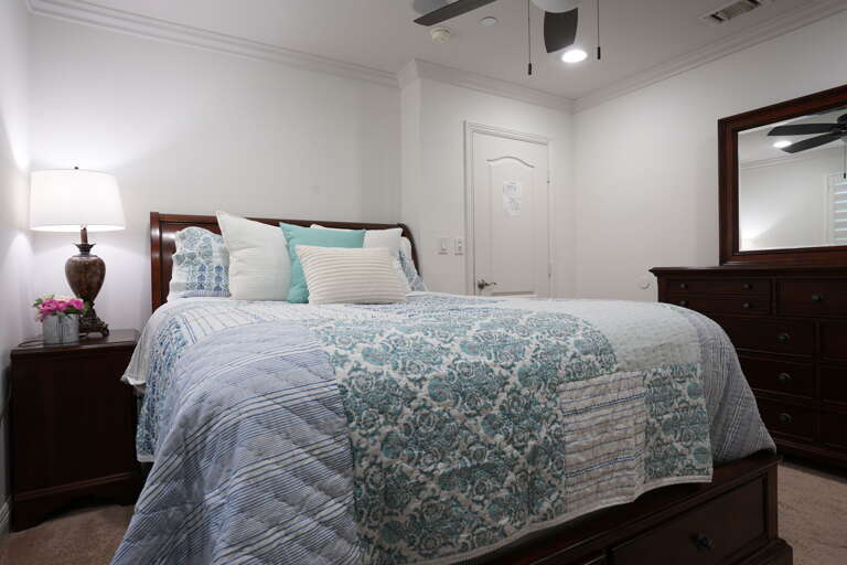 Upstairs queen bedroom Upstairs queen bedroom