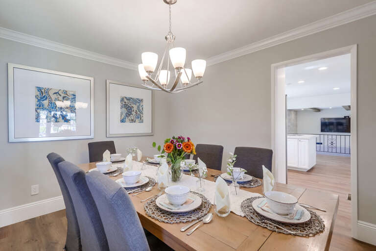 Dining Room view #2 looking into kitchen
