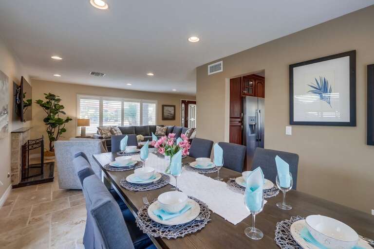 Dining Room view #3 looking into Living Room