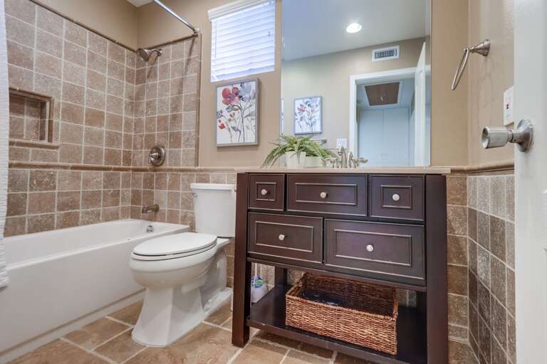 Upstairs Hallway Bathroom view #2