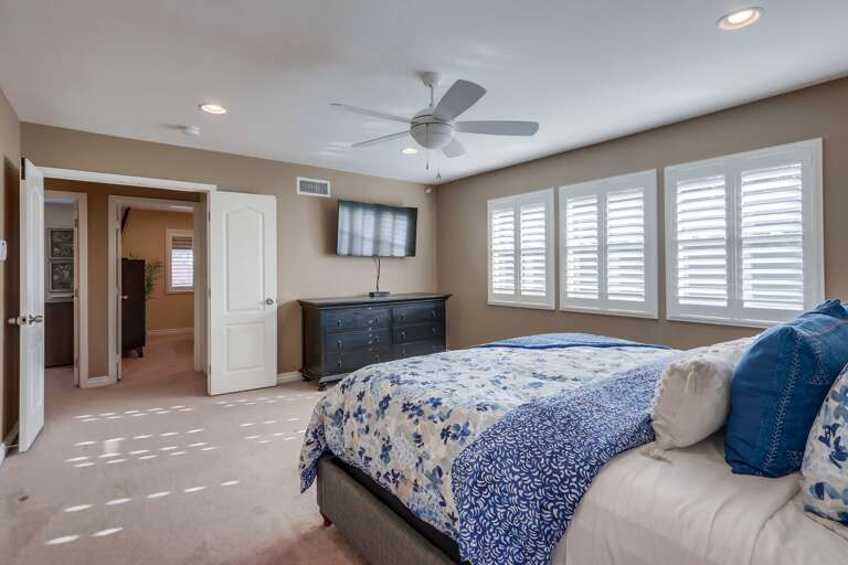 Upstairs Master Bedroom view #2