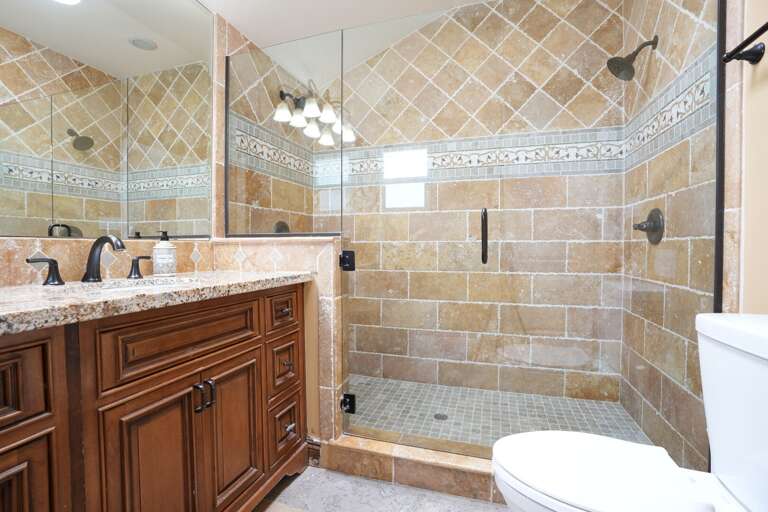 Bathroom #3 - shared with upstairs master #3 and loft bedroom