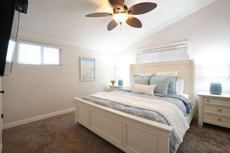 Downstairs Master Bedroom #1 with Cal-King Bed w/Private Bath