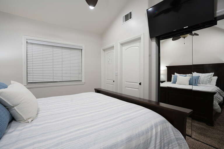 Upstairs Master Bedroom #3 with Cal-King Bed w/direct access to the upstairs hall bathroom