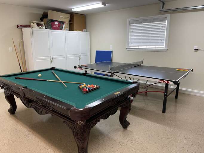 Game Room with ping pong and pool table view #2 Game Room with ping pong and pool table view #2