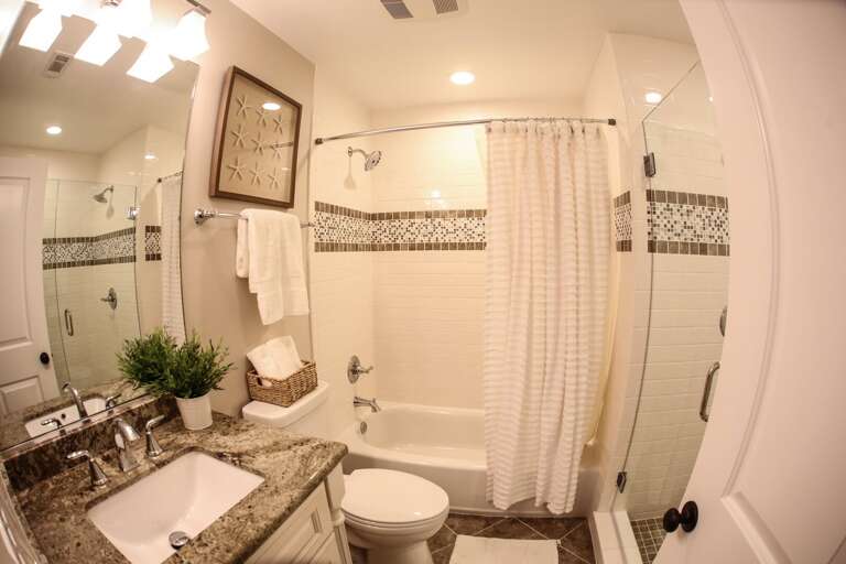 with separate bath tub and separate shower with separate bath tub and separate shower