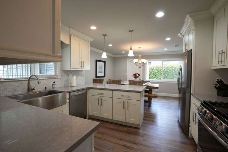 Kitchen looking into the Dining Room