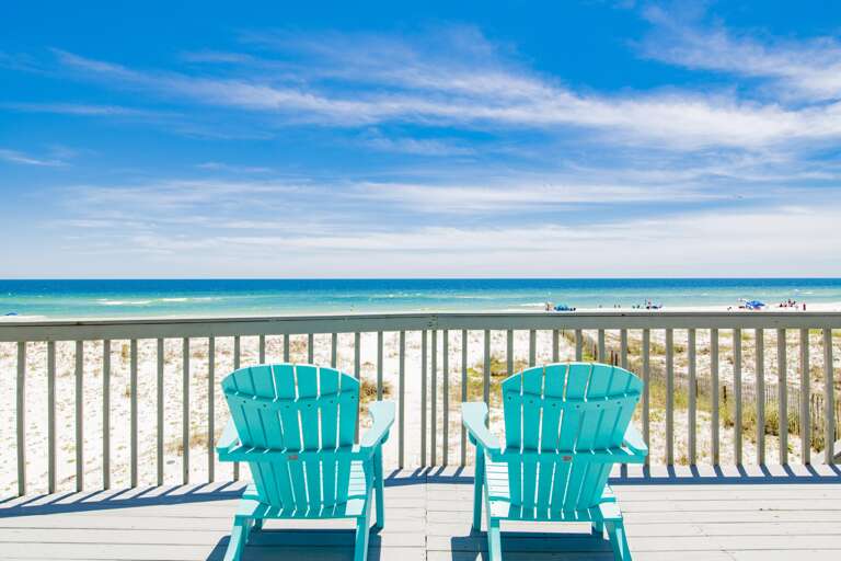 Southside Main Deck off Main Living Area.