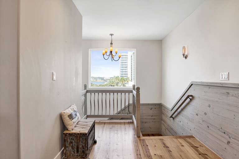 Landing area on third floor (top floor.)