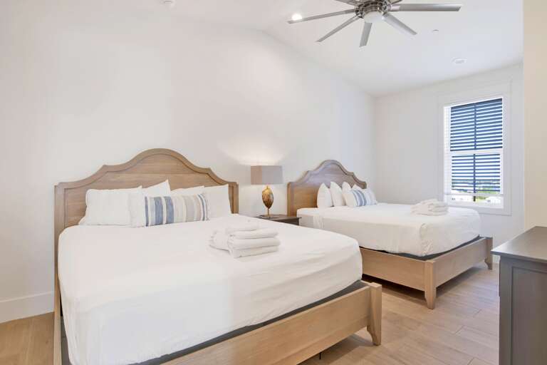 3rd floor- top level. 2 sets of king beds.