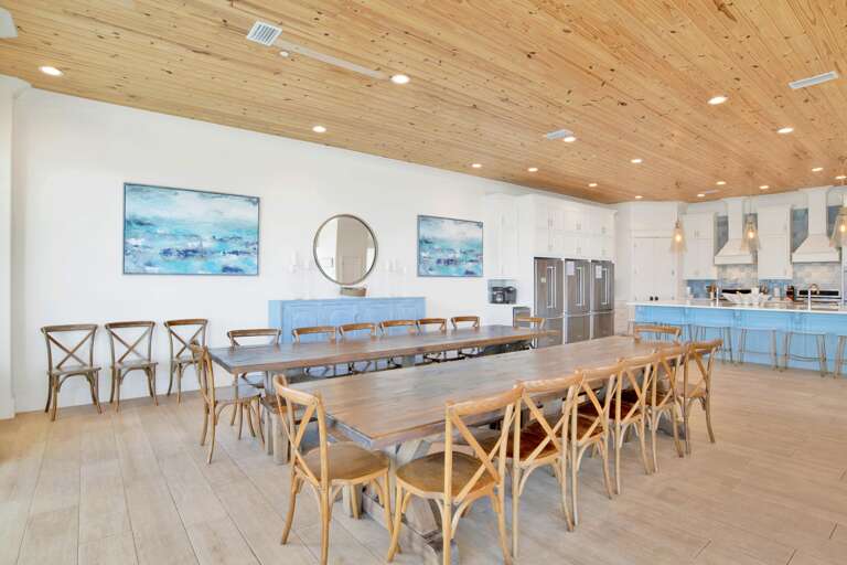 2- 12 ft dining tables