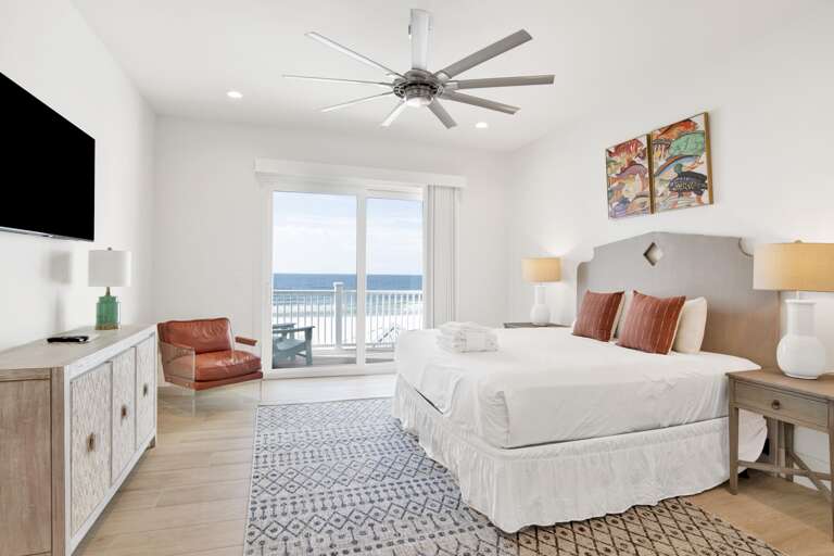 1 of 4 Master bedrooms with gulf front private balcony. 2nd Floor.