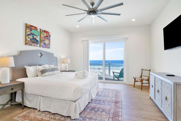 1 of 4 Master bedrooms with gulf front private balcony. 2nd Floor.