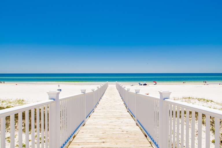 South view on south side of privacy wall.