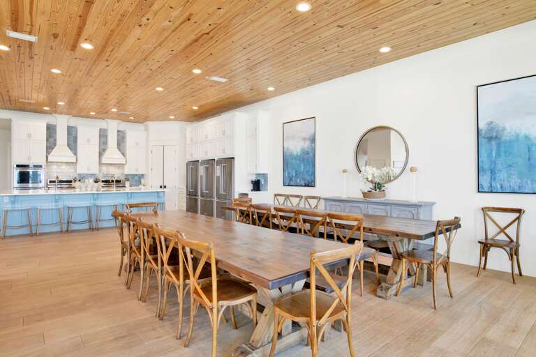 2- 12 ft dining tables