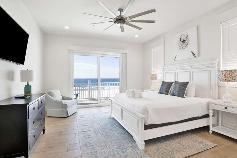 1 of 4 Master bedrooms with gulf front private balcony. 2nd Floor.