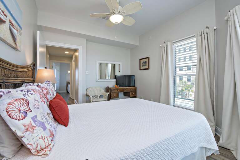 Queen Bed on 2nd Level.