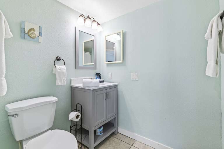 The master bath features a walk-in shower and private entrance for added convenience. The master bath features a walk-in shower and private entrance for added convenience.