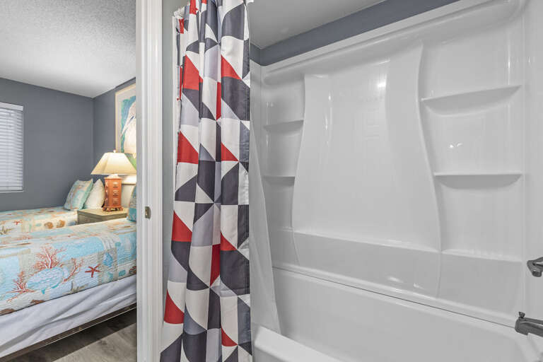 Enjoy convenience! The separate attached master bathroom features a tub/shower combo for added comfort