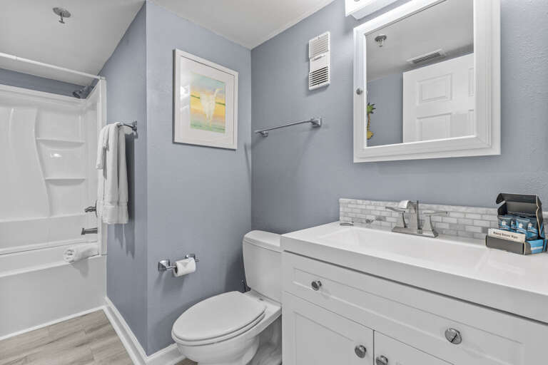 Enjoy convenience! The separate attached master bathroom features a tub/shower combo for added comfort