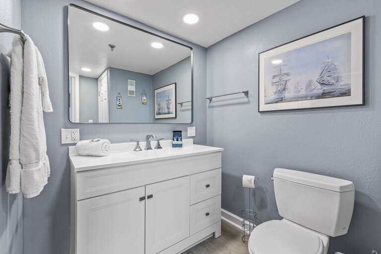 Luxuriate in privacy! The master bedroom includes a private attached bath with a walk-in shower.