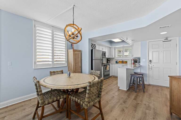 Entertain in style! Enjoy the comfort of our open kitchen, dining, and living room combo, perfect for cozy gatherings.