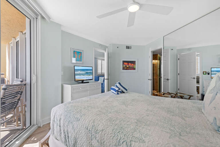 Wake up to ocean serenity! The master bedroom offers stunning ocean views and a comfortable queen bed.
