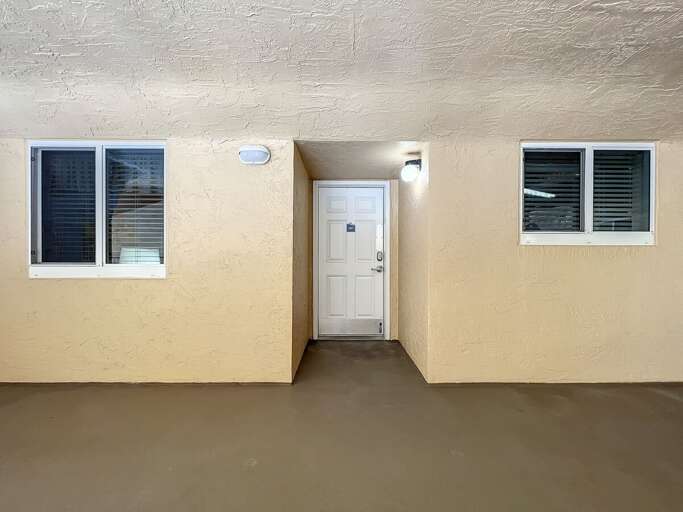 Entrance to property from breezeway.