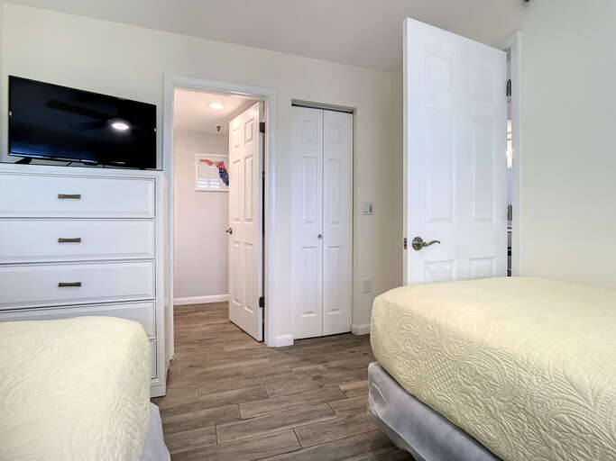 Access to guest bathroom. Flat screen TV in room. Access to guest bathroom. Flat screen TV in room.