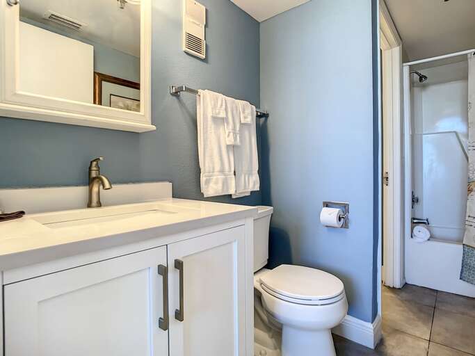 Vanity with storage. Vanity with storage.