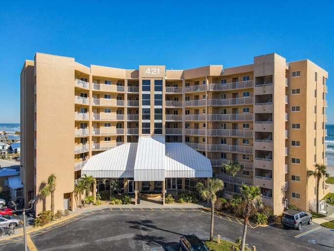 Oceania entrance to building.