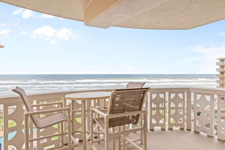 Take in breathtaking ocean views from this private beachfront balcony. Perfect for sipping coffee at sunrise or relaxing after a fun day in the sand and surf.